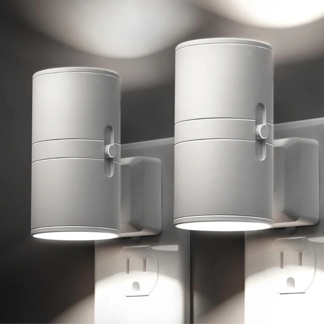 Nattlampe i Bauhaus-design - dimbart LED-lys