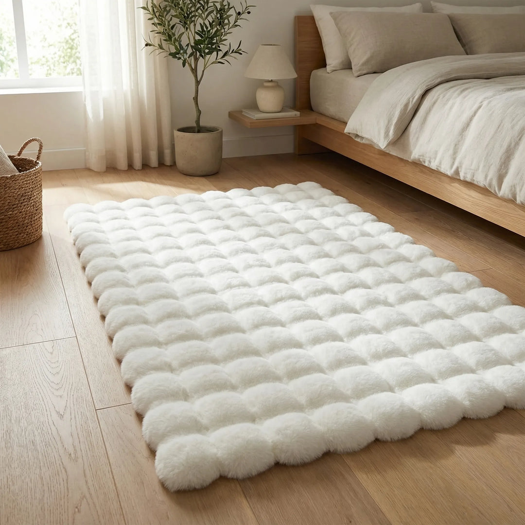 Mykt teppe med struktur – Furrayne
