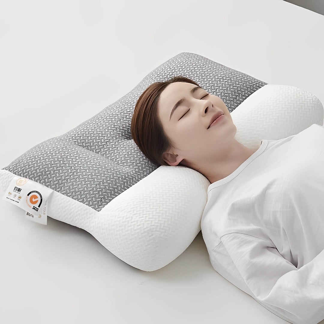 Ergonomisk pute i grått – OrthoComfort