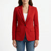 Enkel-knapp Skreddersydd Kvinners Blazer