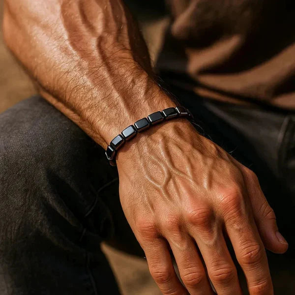 Hematittarmbånd for menn – Eleganse, styrke og stilfull energi