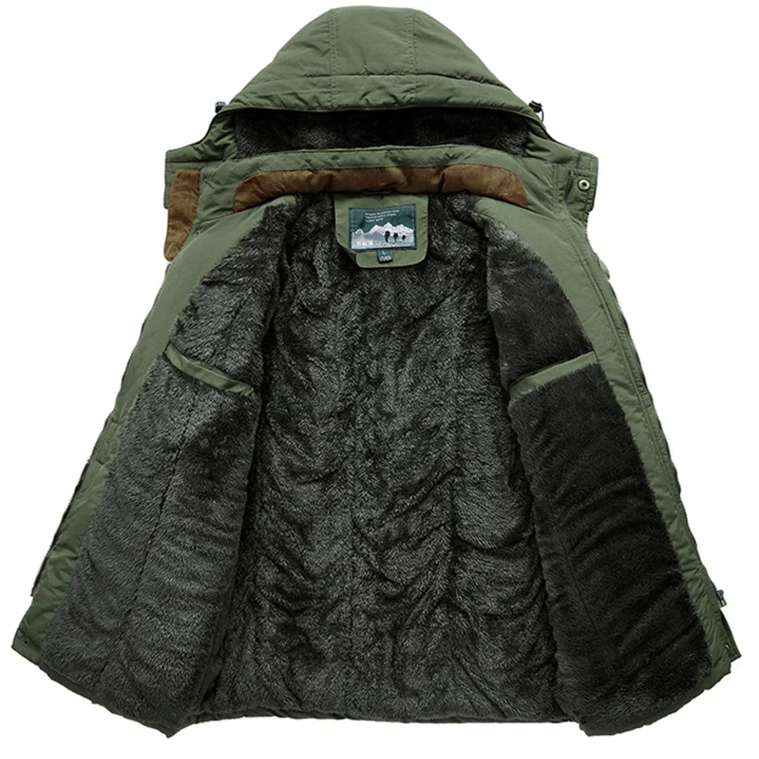 Stilvolle Winterjacke mit Kapuze für Herren