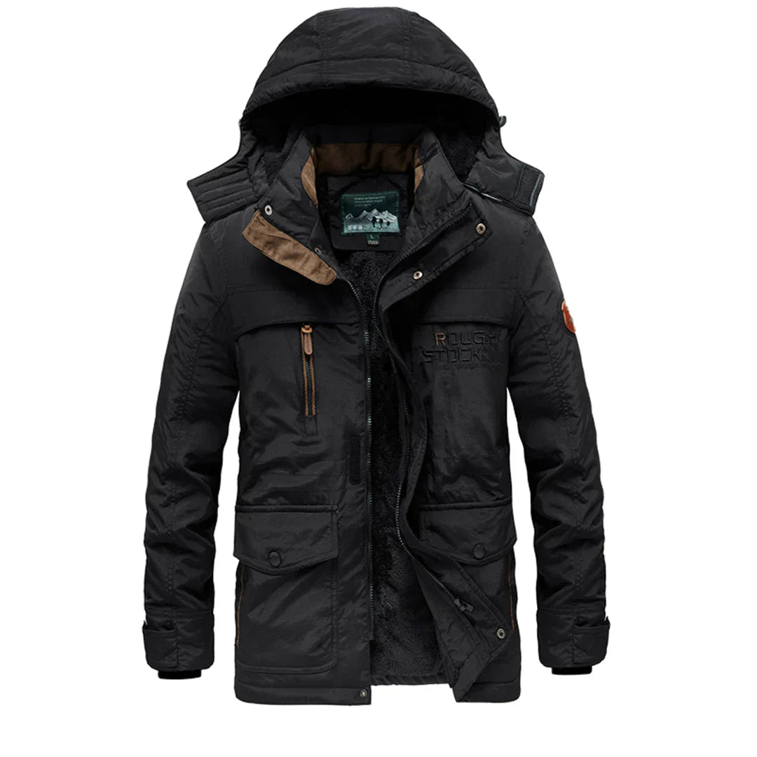 Stilvolle Winterjacke mit Kapuze für Herren