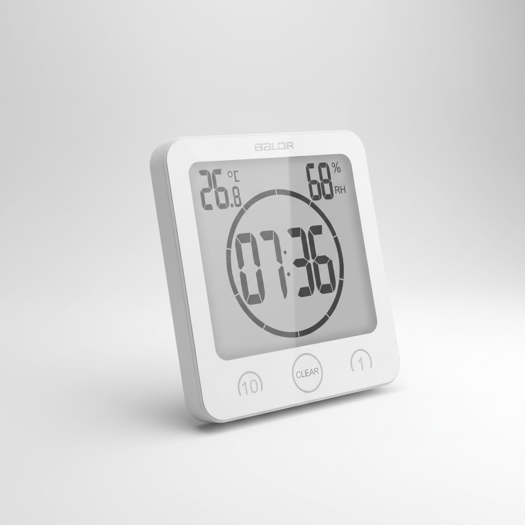 Dusjtimer med sugekopp – SplashClock