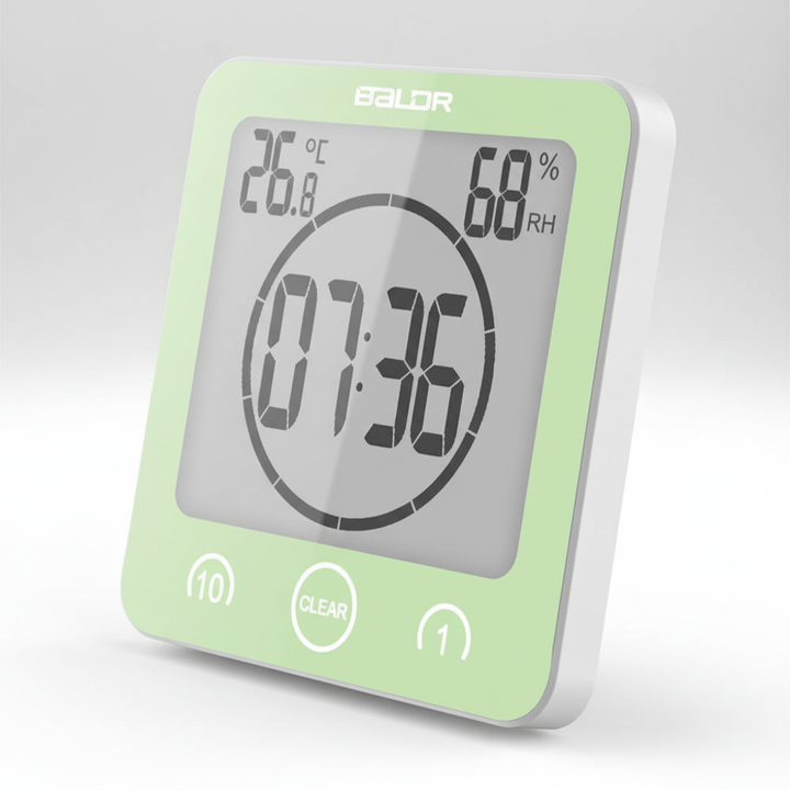 Dusjtimer med sugekopp – SplashClock