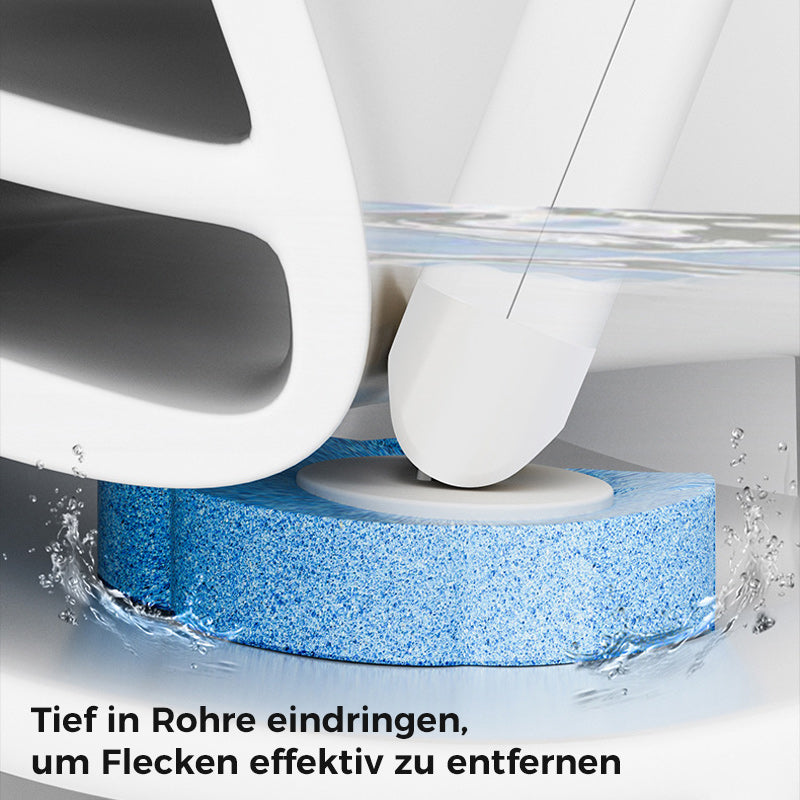 Toalettbørste til engangsbruk | Antibakteriell | Hygieniske svamphoder | CleanClick