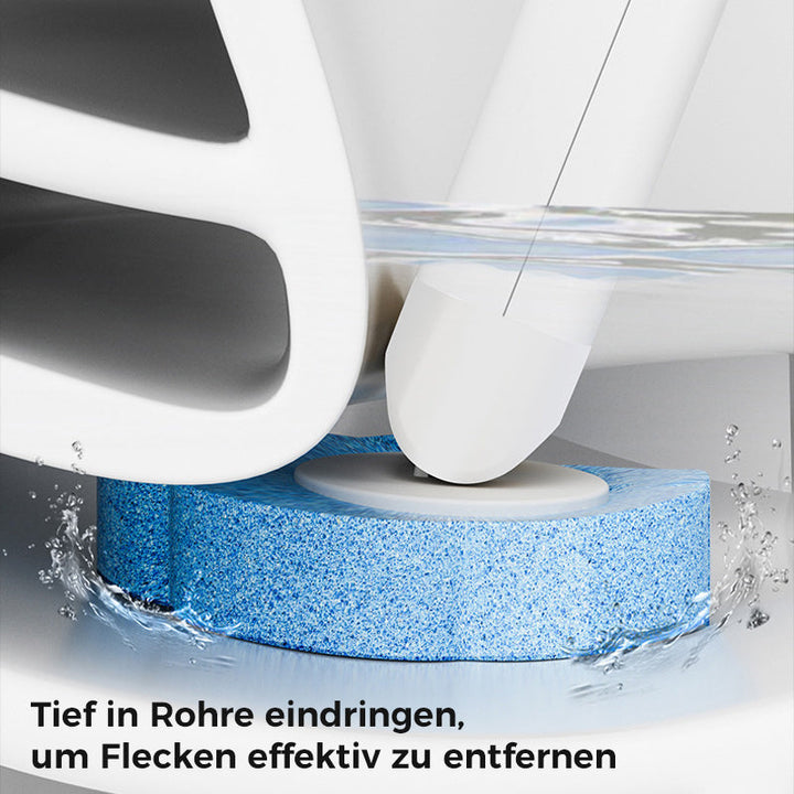 Toalettbørste til engangsbruk | Antibakteriell | Hygieniske svamphoder | CleanClick