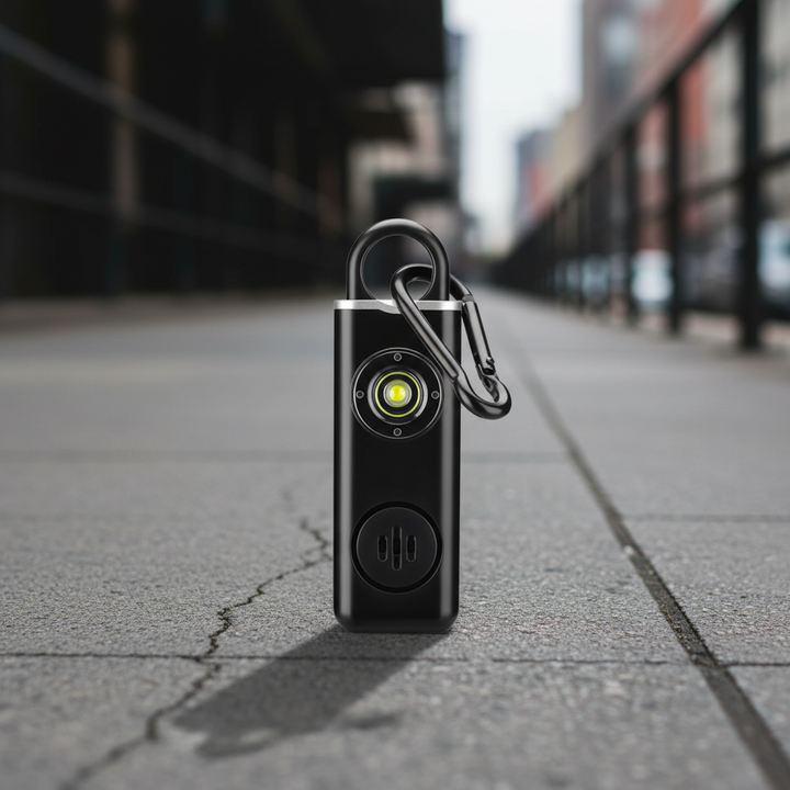 Bærbar nøkkelringalarm – ShieldFlash