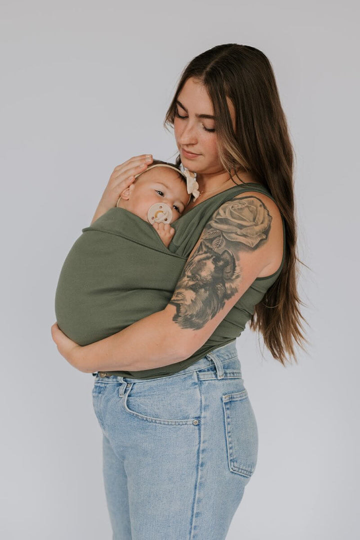 T-skjorte for bæring av baby, for mamma og pappa