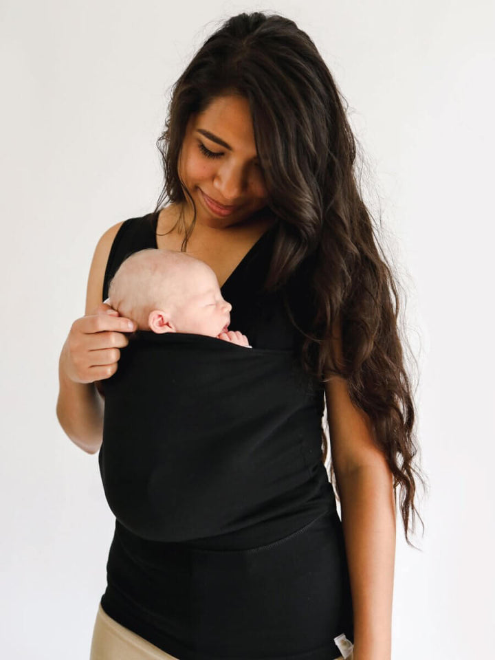 T-skjorte for bæring av baby, for mamma og pappa