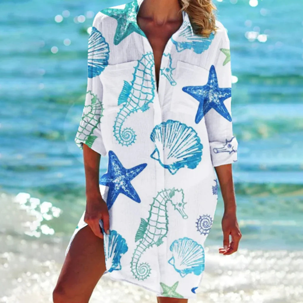 Sommerskjorte for kvinner – Avslappet design