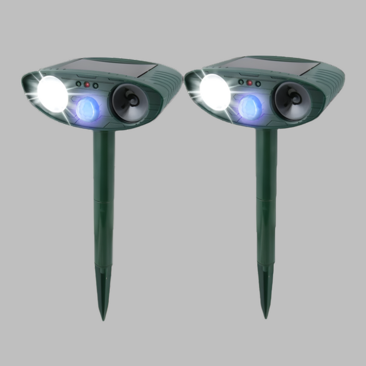 Outdoor rabbit repellent – solar-powered ultrasonic shielding device