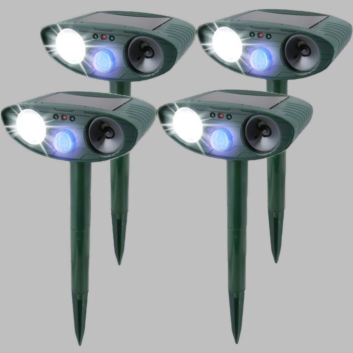 Outdoor rabbit repellent – solar-powered ultrasonic shielding device