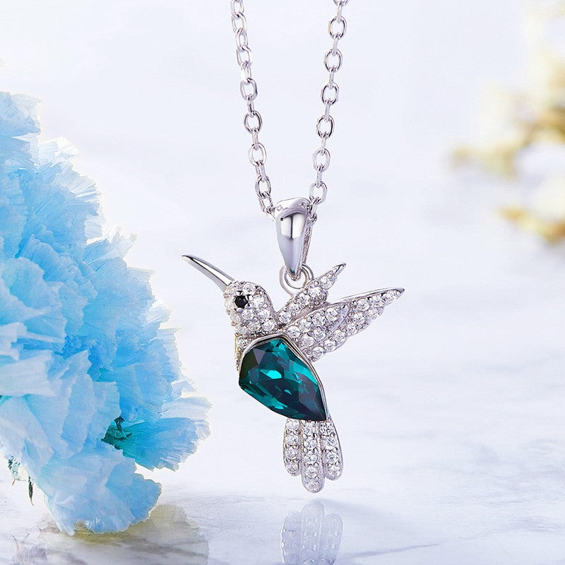 Kolibri Sparkle-halskjede med zirkonia