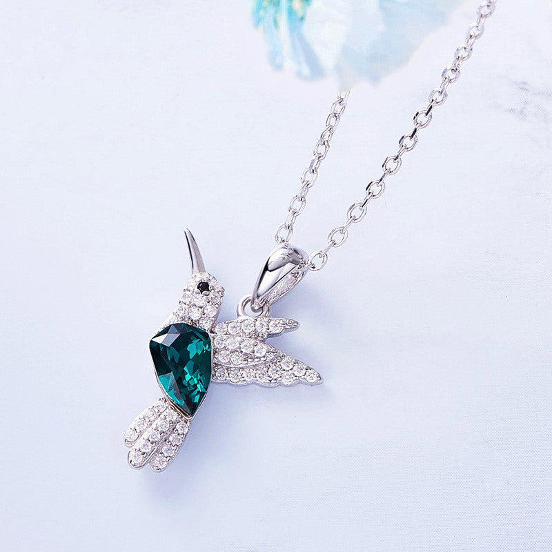 Kolibri Sparkle-halskjede med zirkonia