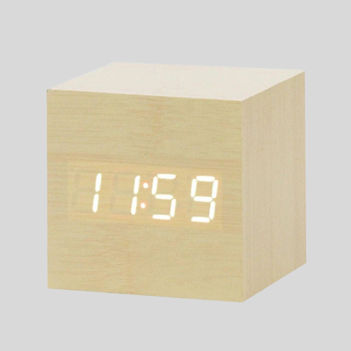 Digital LED-vekkerklokke