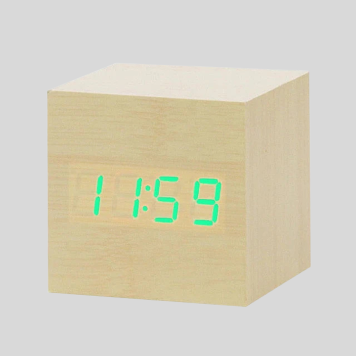 Digital LED-vekkerklokke