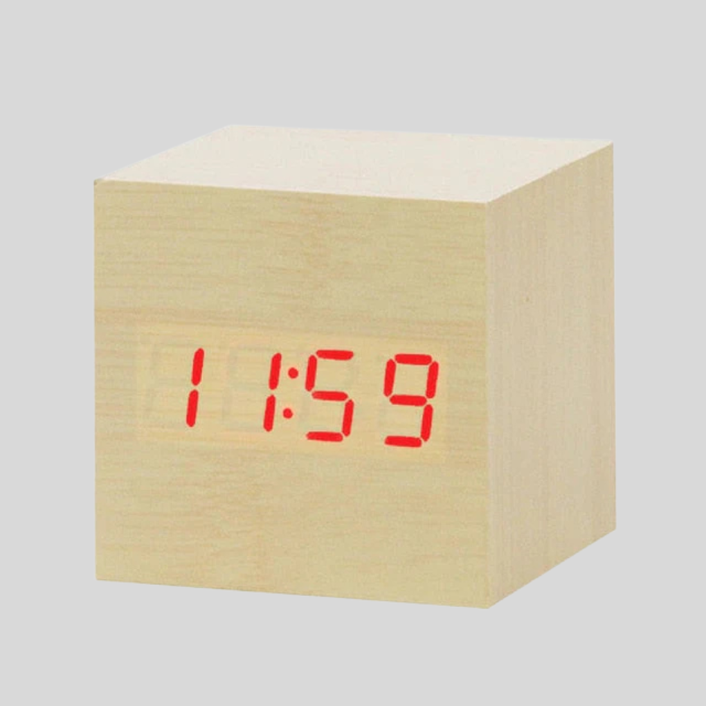 Digital LED-vekkerklokke