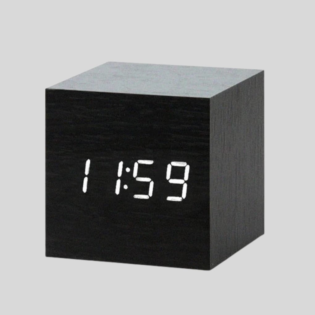 Digital LED-vekkerklokke