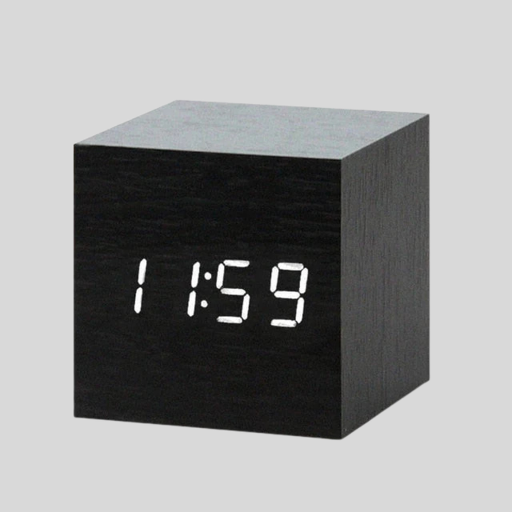 Digital LED-vekkerklokke