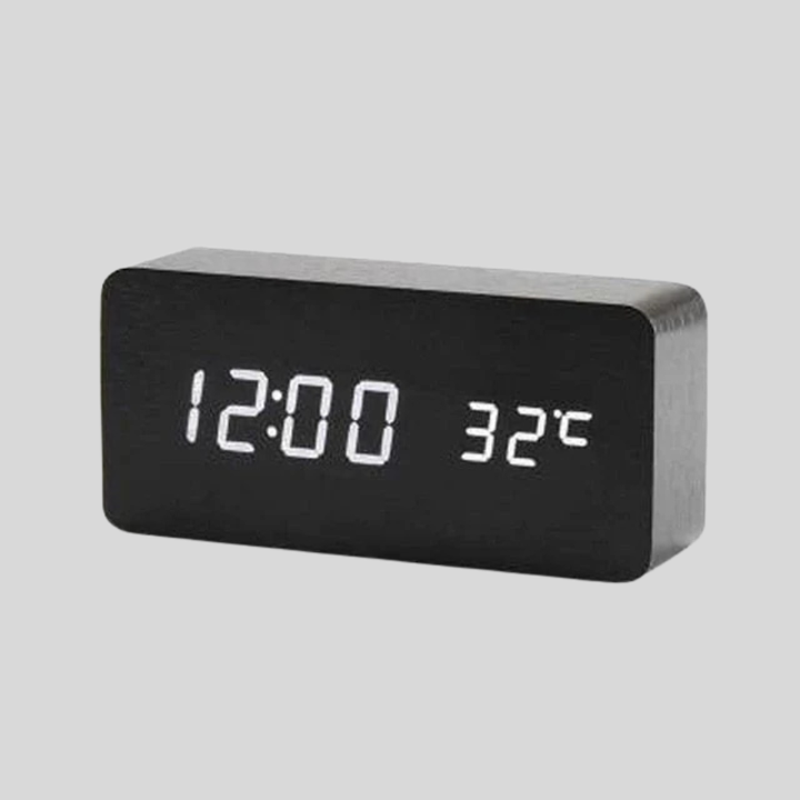 Digital LED-vekkerklokke