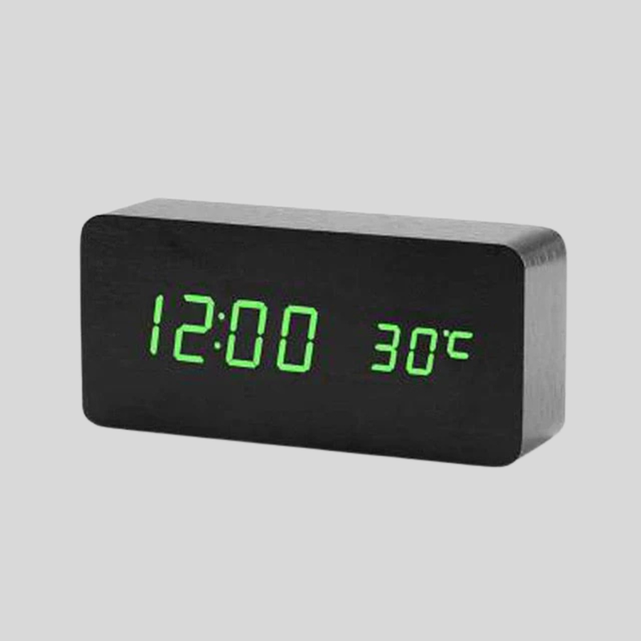 Digital LED-vekkerklokke