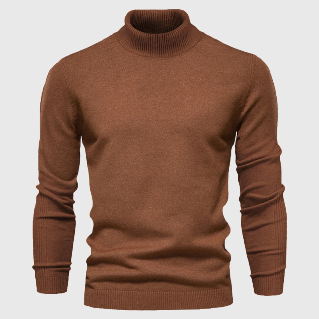 Herre vaskbar høyhalset genser  Praktisk stil for hverdagsbruk
