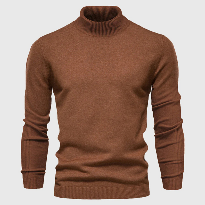 Herre vaskbar høyhalset genser  Praktisk stil for hverdagsbruk