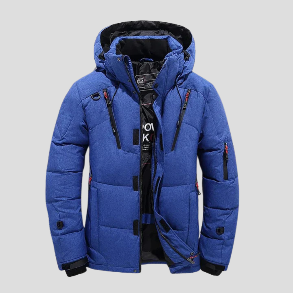 Dunjakke for menn – sømløs isolasjon med raffinert tiltrekning