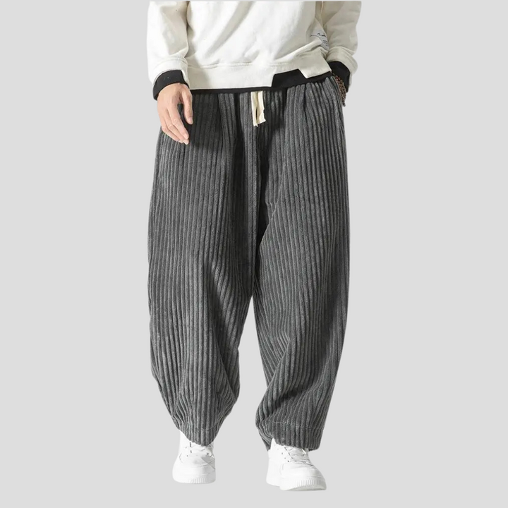 Loose straight pants for men