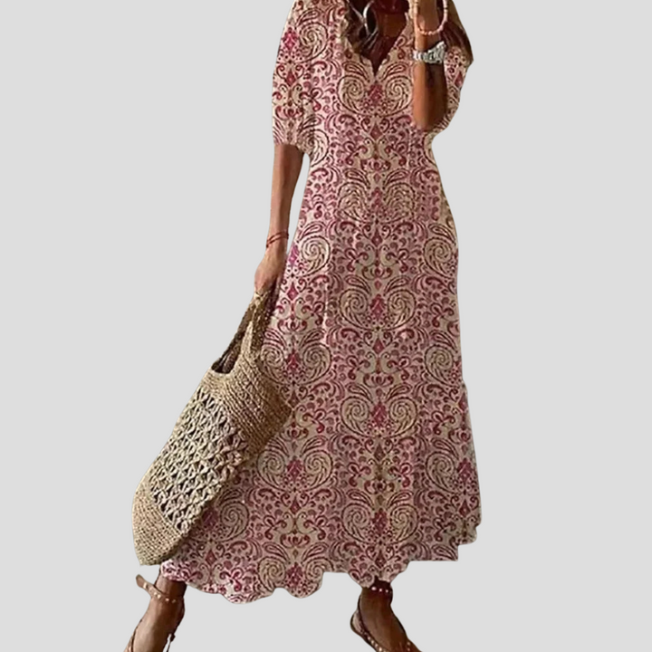 Bohemian maxikjole for kvinner