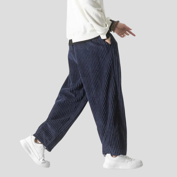 Loose straight pants for men