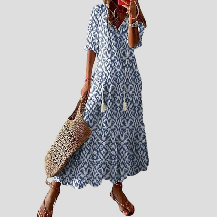 Bohemian maxikjole for kvinner
