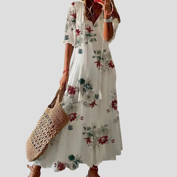 Bohemian maxikjole for kvinner
