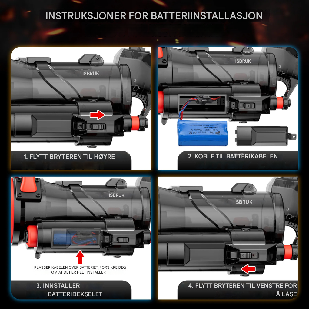 Elektrisk automatisk vannrifle