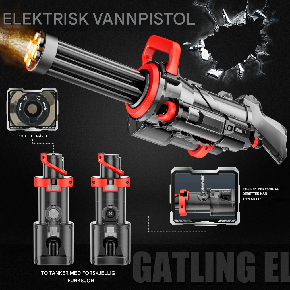 Elektrisk automatisk vannrifle