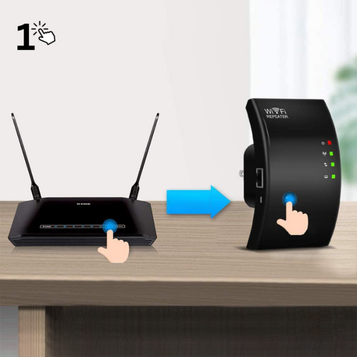 Trådløs WiFi-forsterker - NetBlaze