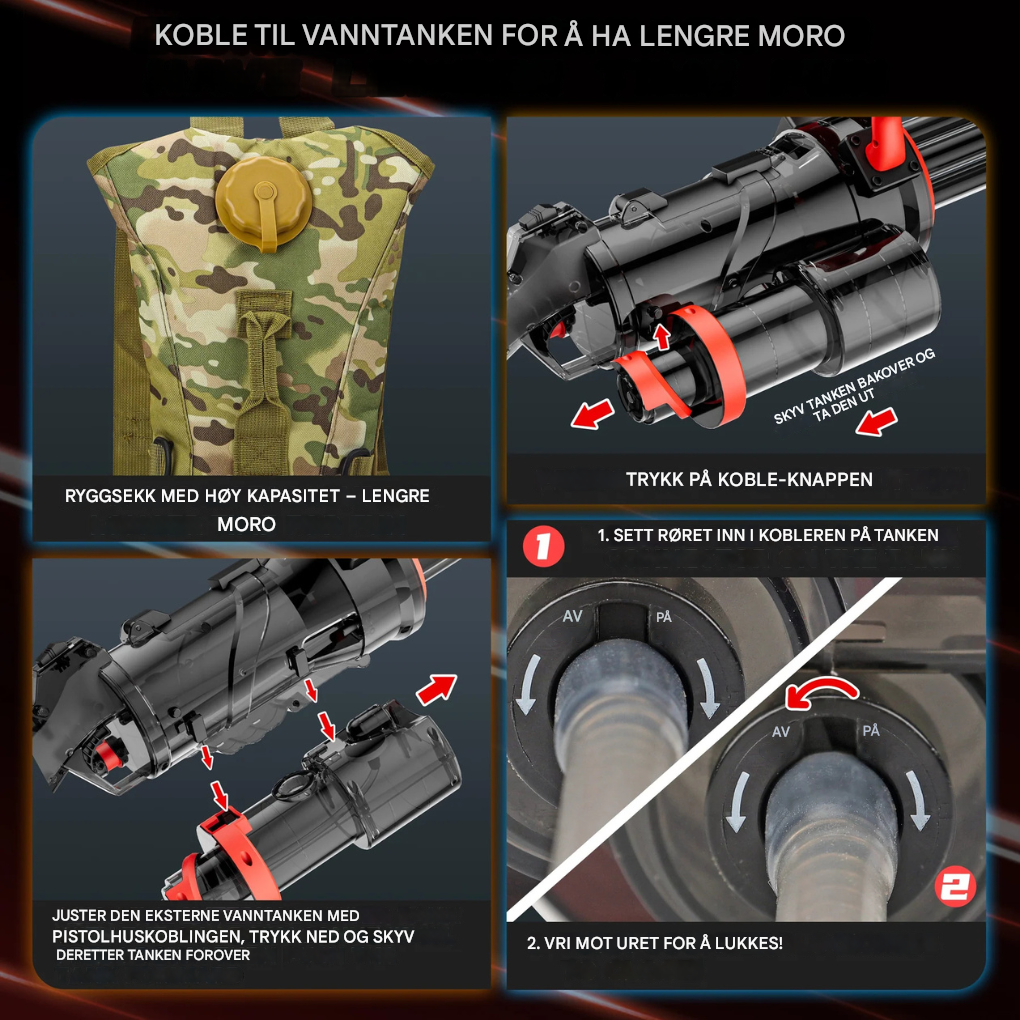 Elektrisk automatisk vannrifle
