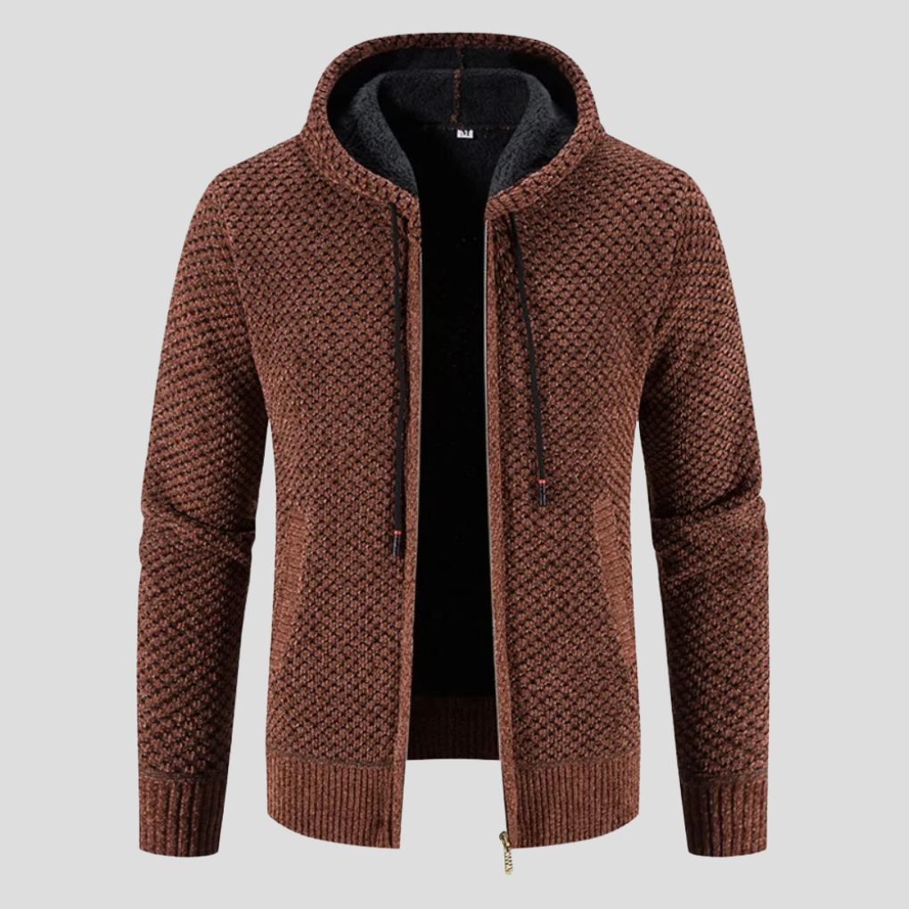 Herre cardigan-genser