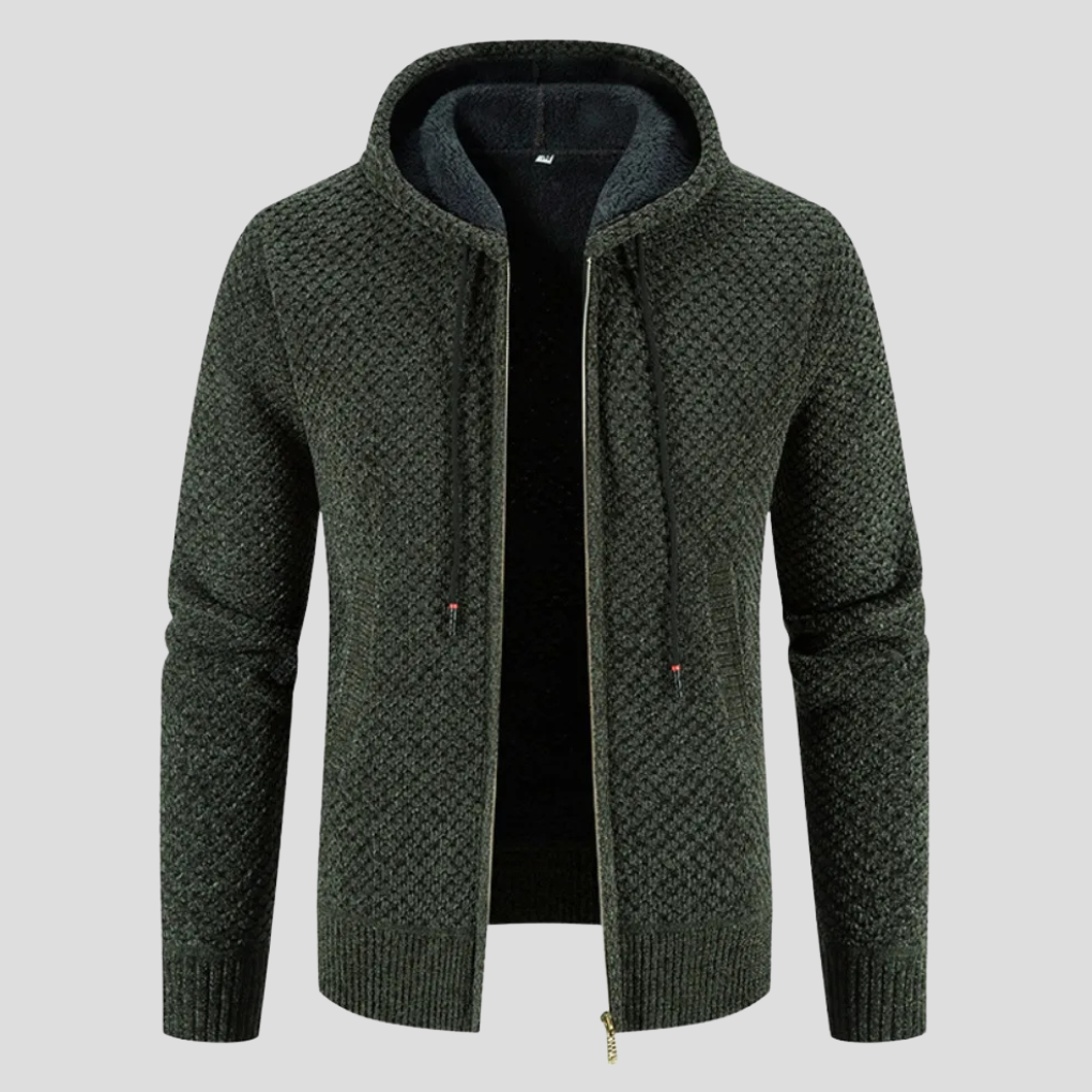Herre cardigan-genser