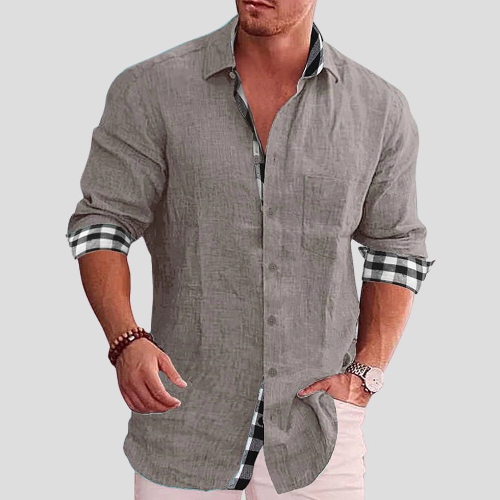 Men's shirt – essential for everyday life with clean lines