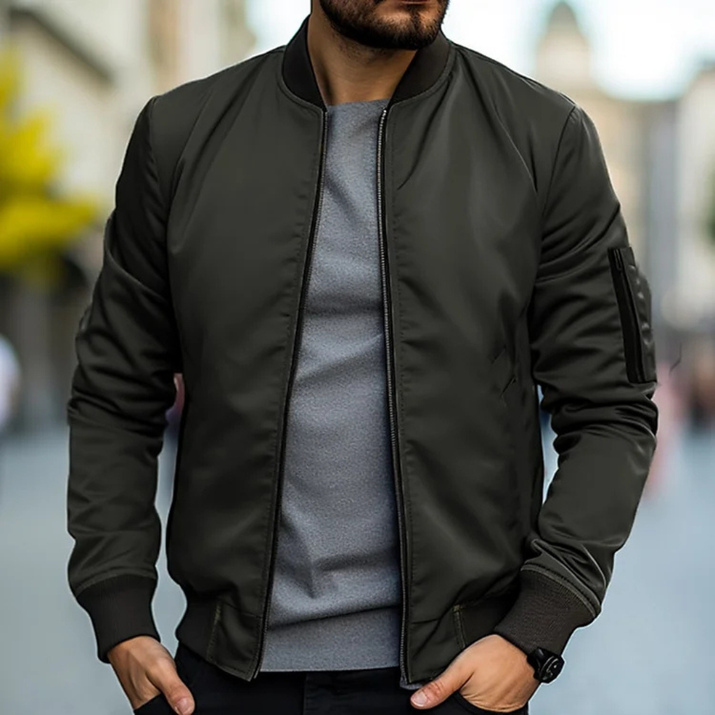 Trendy bomber jacket for men