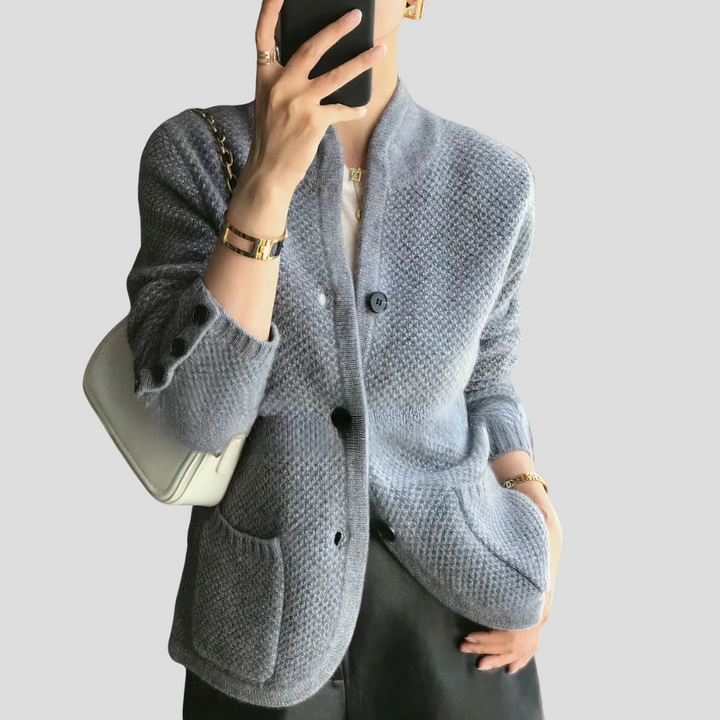 Cashmere cardigan for kvinner