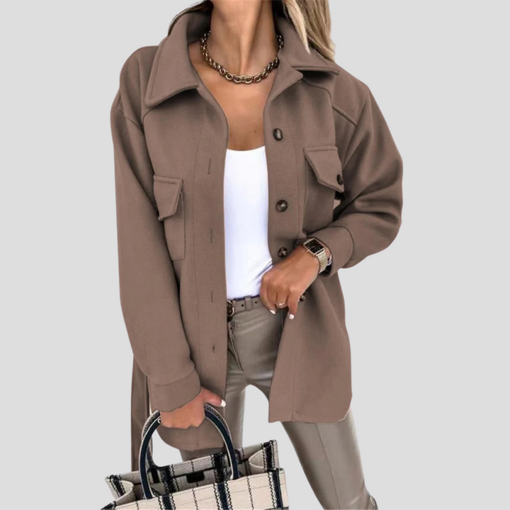 Oversized jakke for kvinner – avslappet lag med allsidig passform
