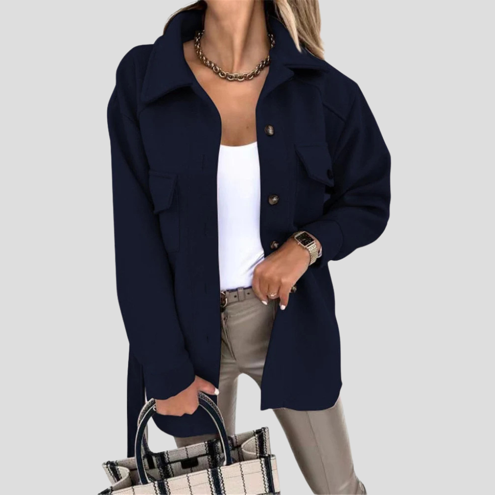 Oversized jakke for kvinner – avslappet lag med allsidig passform