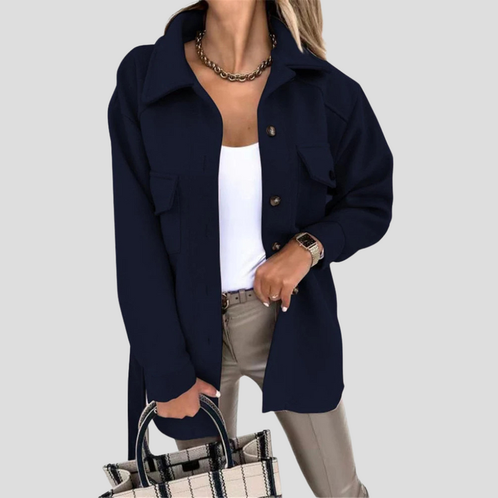 Oversized jakke for kvinner – avslappet lag med allsidig passform