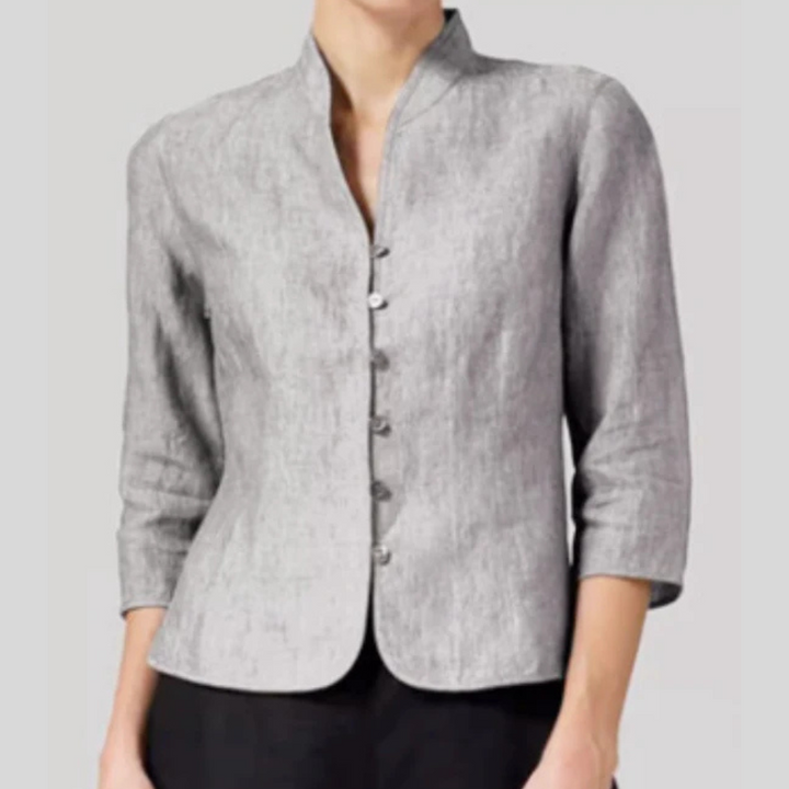 Damebluse med ståkrage – Chic detaljer med allsidig preg