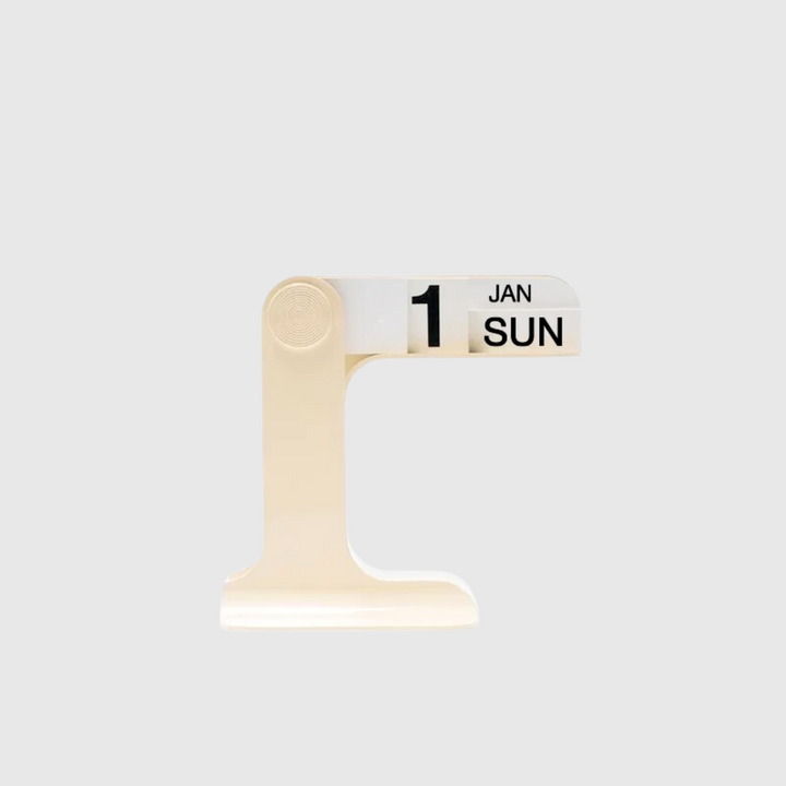 Evighetskalender med justerbar dato og måned