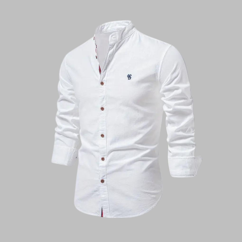 Trendy Langermet Polo Skjorte for Menn