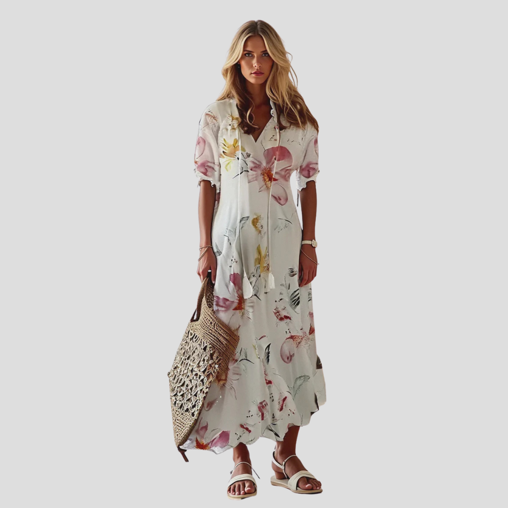 Bohemian maxikjole for kvinner